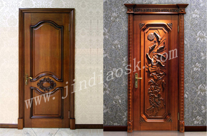 Solid wood door