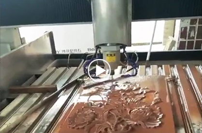 Baodiao Heavy duty Stone Carving Machine Customer Use Site