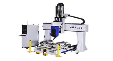 Dual-station five-axis machining center